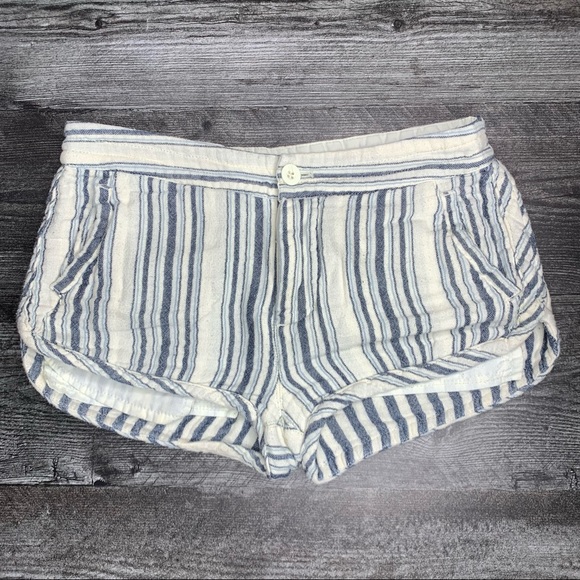 Free People Casual Stripe Shorts - Picture 2 of 7